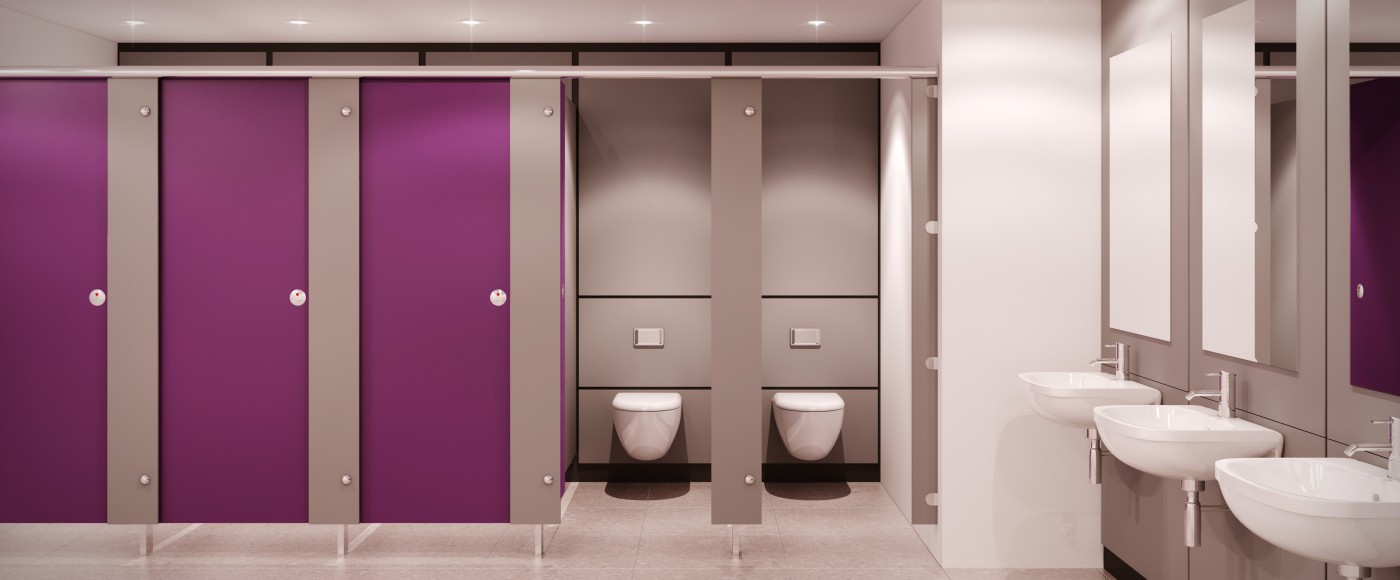 HPL Toilet Cubicle in Dubai